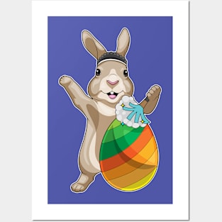 Easter Bunny Easter Easter egg Feather duster Posters and Art